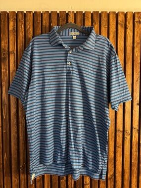 Peter Millar Cotton Polo striped